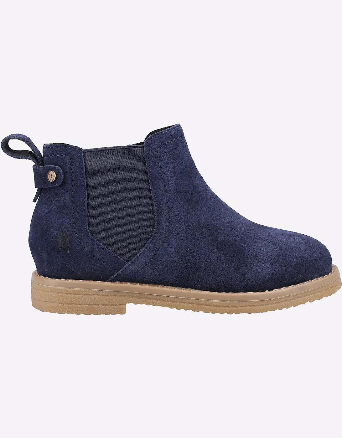 Hush Puppies Mini Maddy Memory Foam Junior Boots Navy