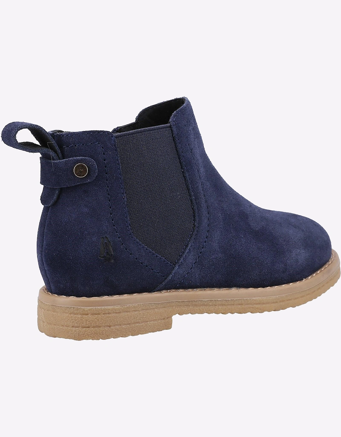Hush Puppies Mini Maddy Memory Foam Junior Boots Navy