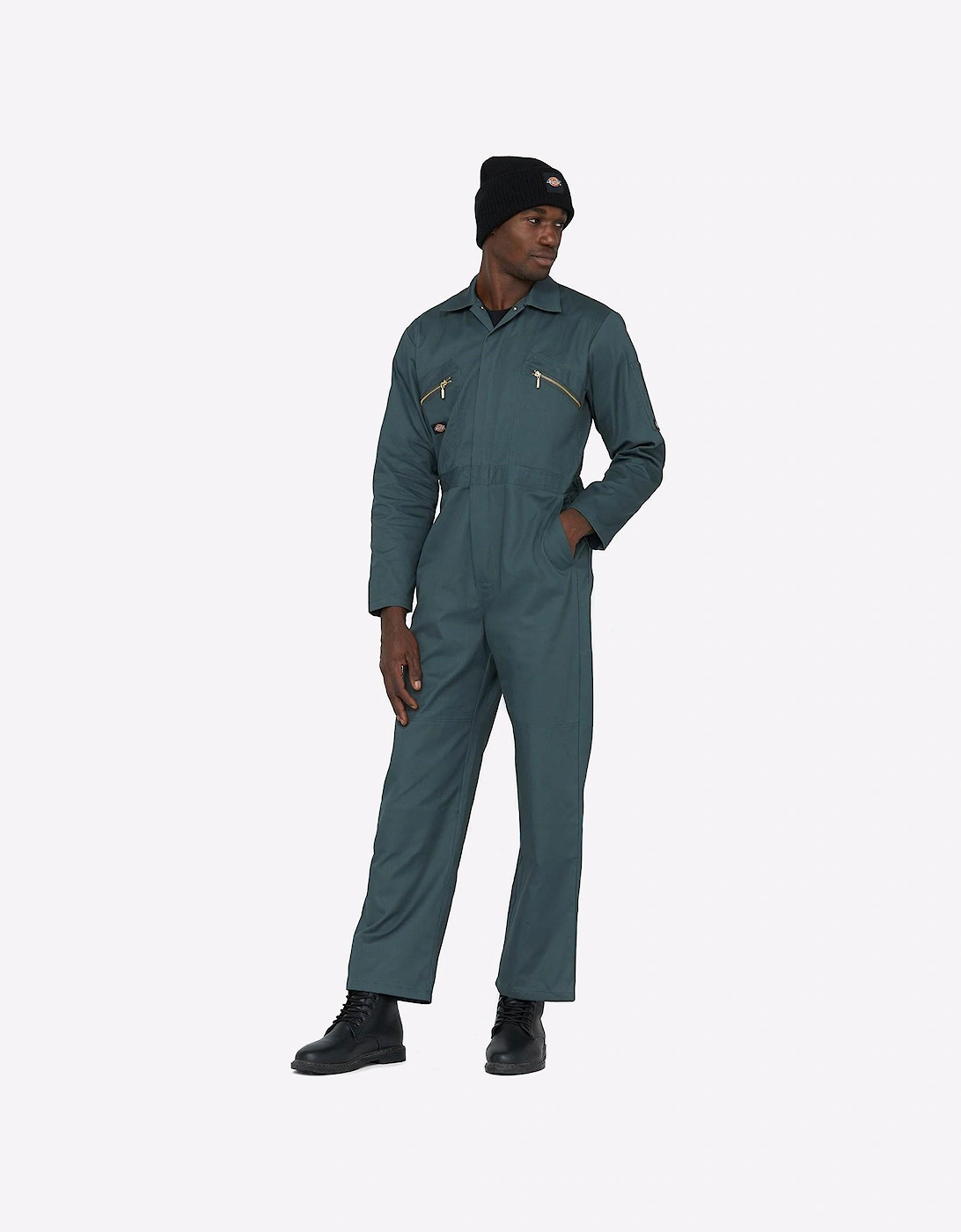 Dickies Redhawk Coverall Mens Rain Forest