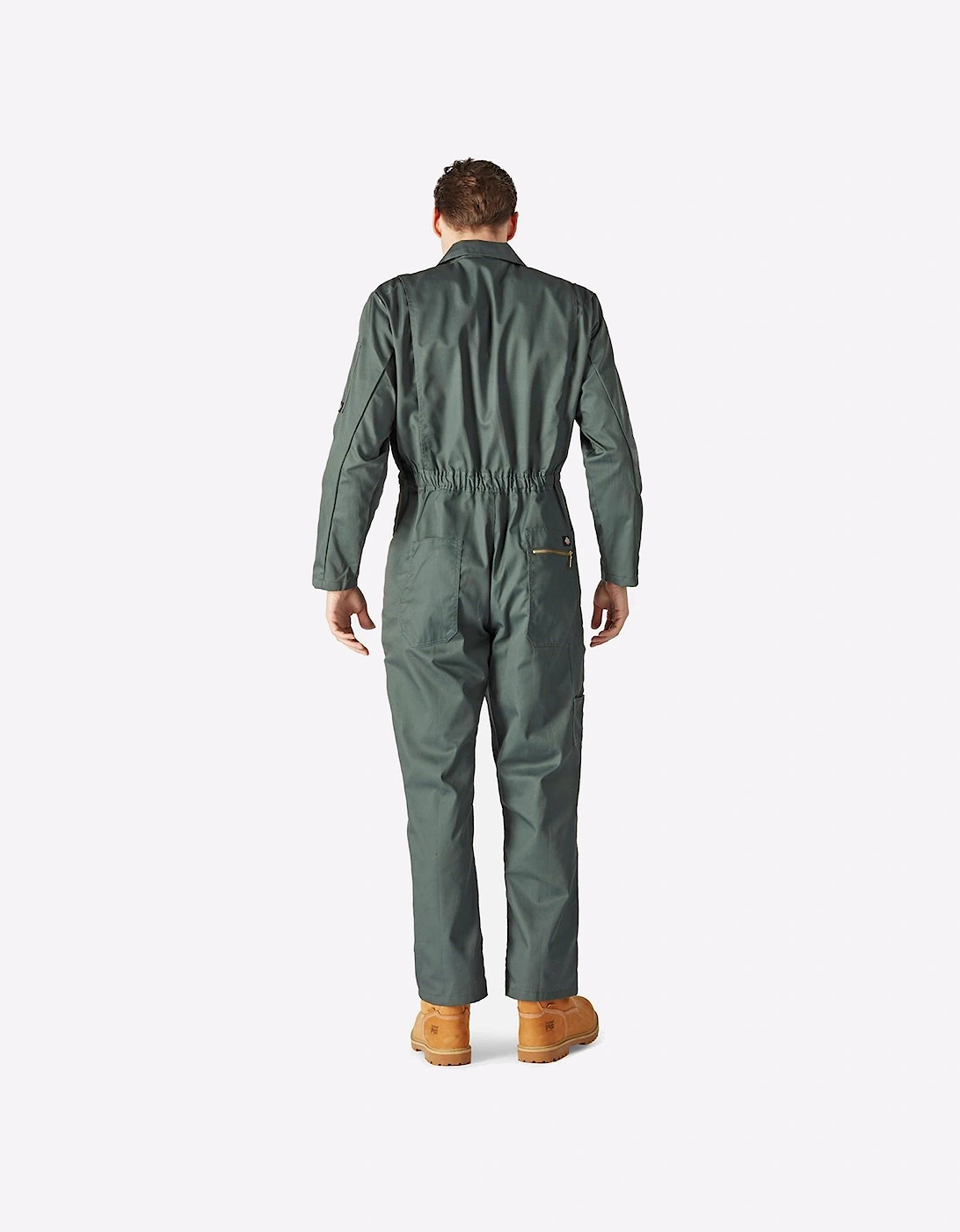 Dickies Redhawk Coverall Mens Rain Forest