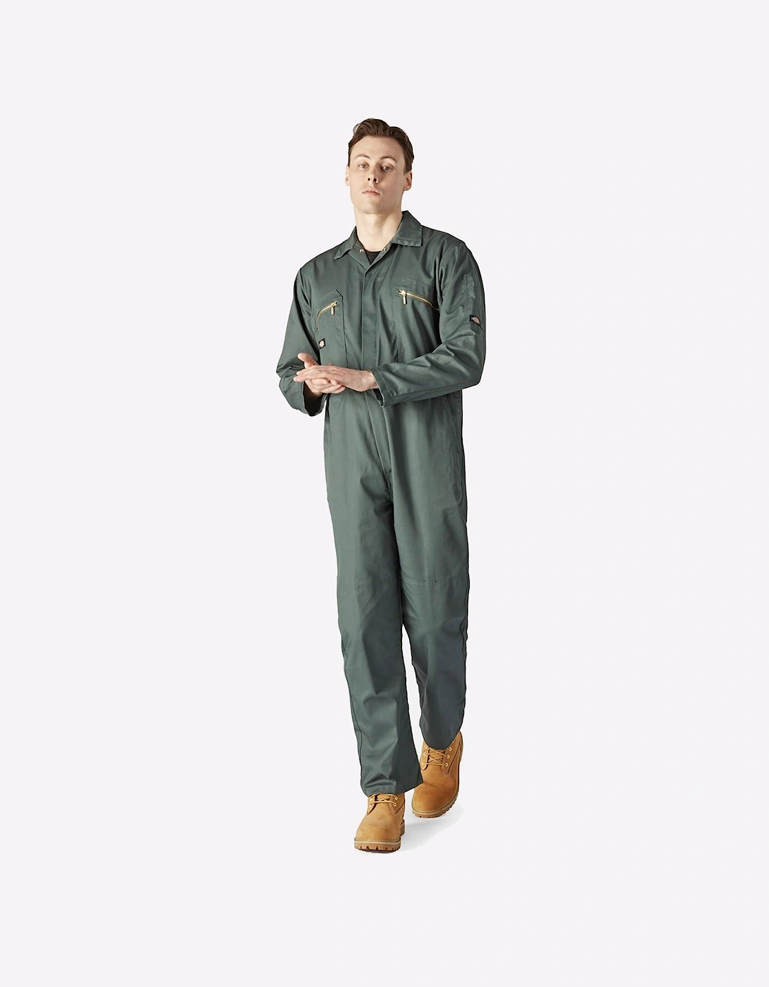 Dickies Redhawk Coverall Mens Rain Forest