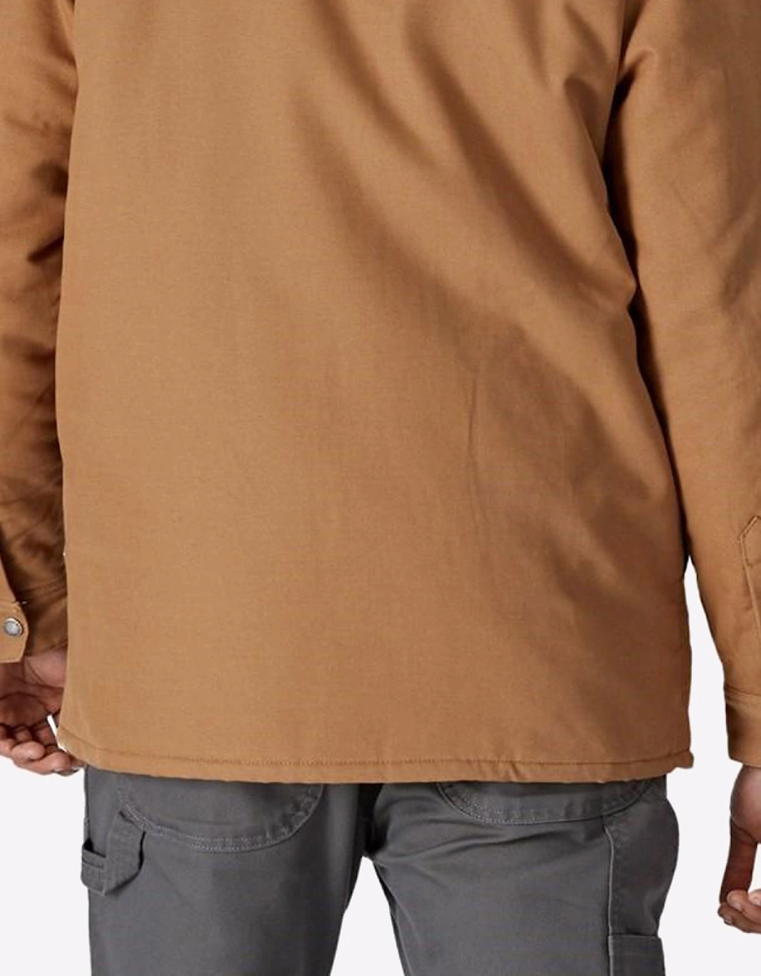 Dickies Duck Shirt Jacket Mens Brown Duck