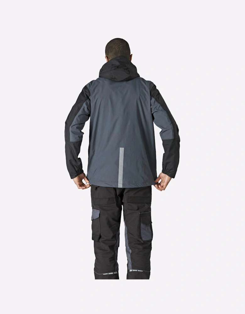 Dickies Generation Overhead Waterproof Jacket Mens Grey / Black