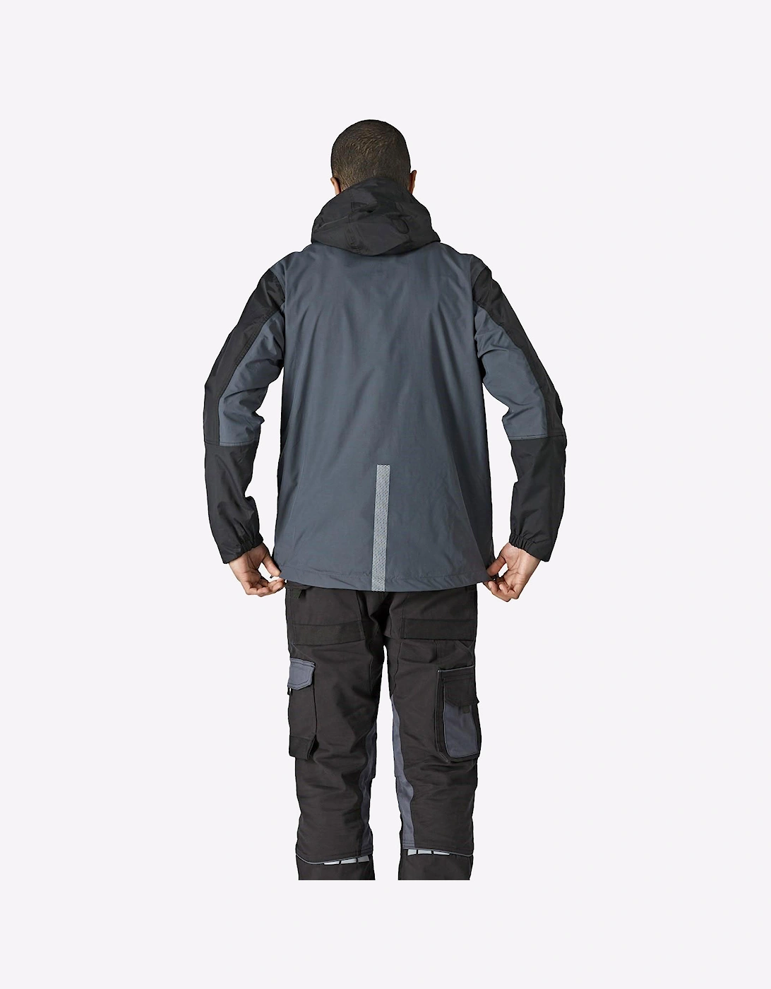 Dickies Generation Overhead Waterproof Jacket Mens Grey / Black