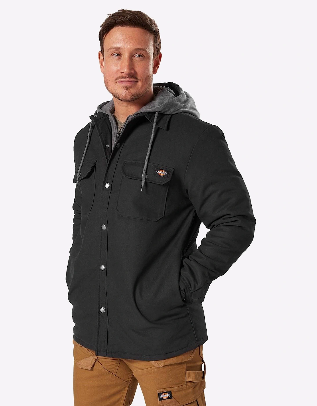 Dickies Duck Shirt Jacket Mens Black