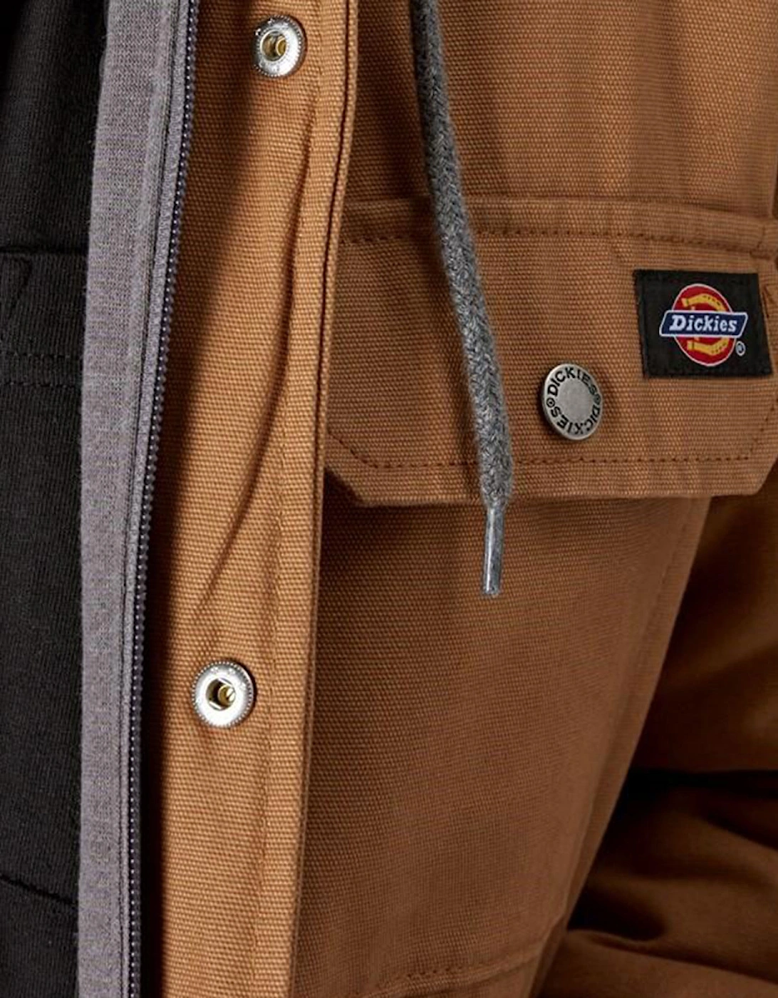 Dickies Duck Shirt Jacket Mens Brown Duck