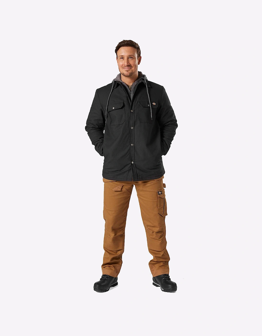 Dickies Duck Shirt Jacket Mens Black