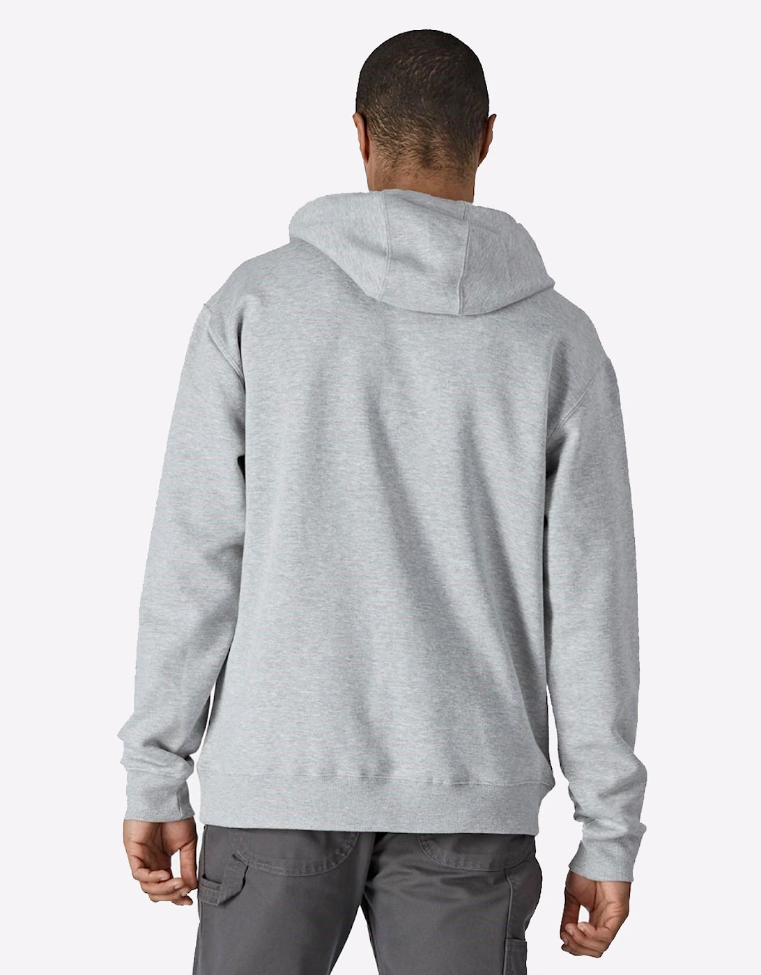 Dickies Logo Graphic Hoodie Mens Heather Grey