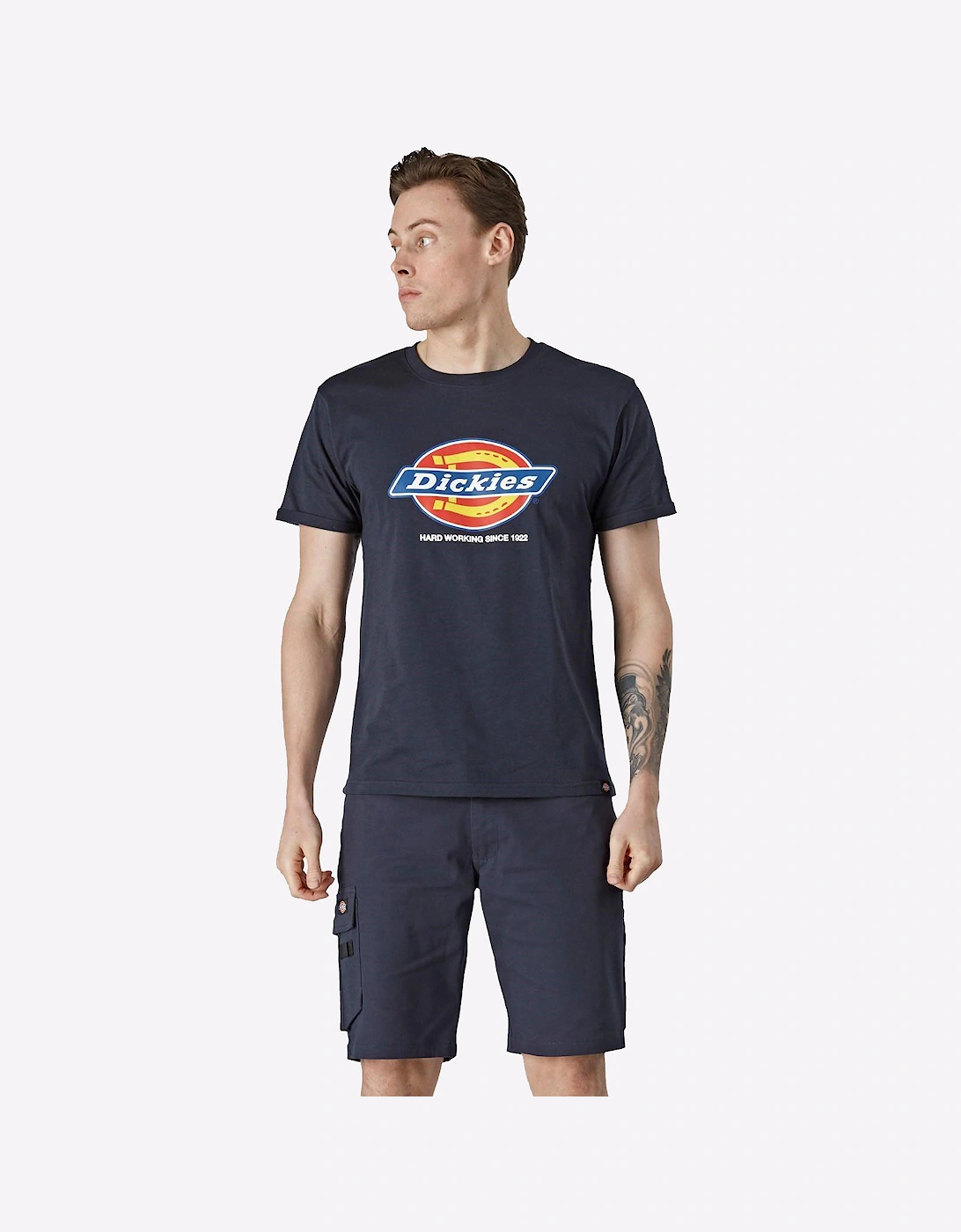 Dickies Denison T-shirt Mens Navy Blue
