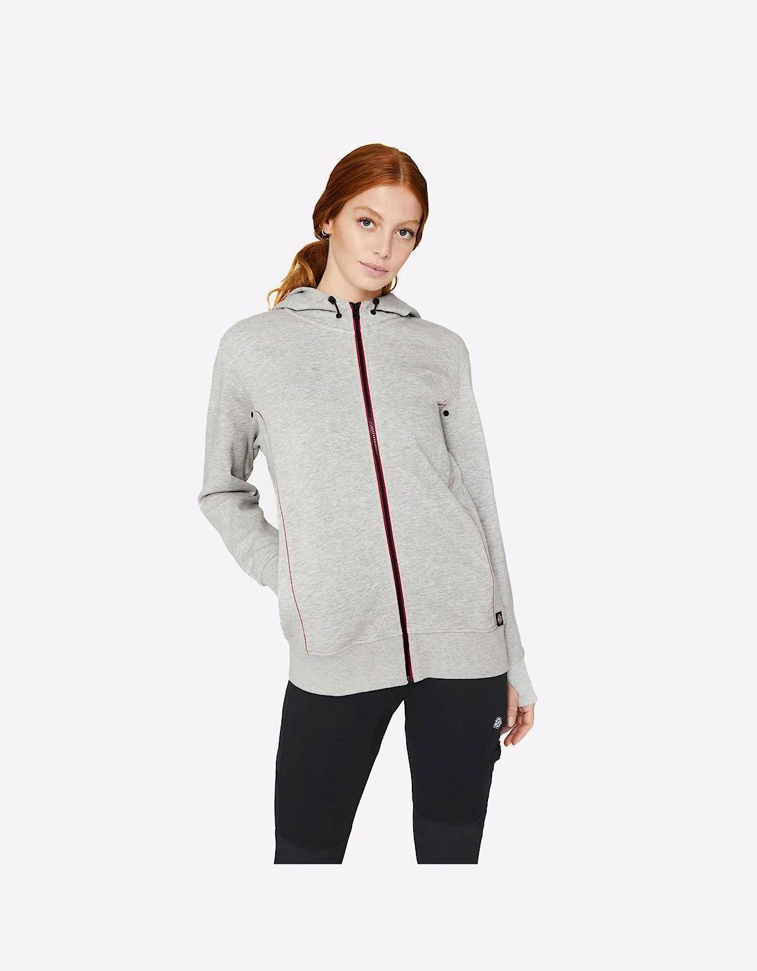Dickies Perfomance Hoodie Womens Heather Grey