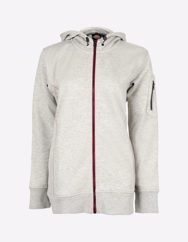 Dickies Perfomance Hoodie Womens Heather Grey