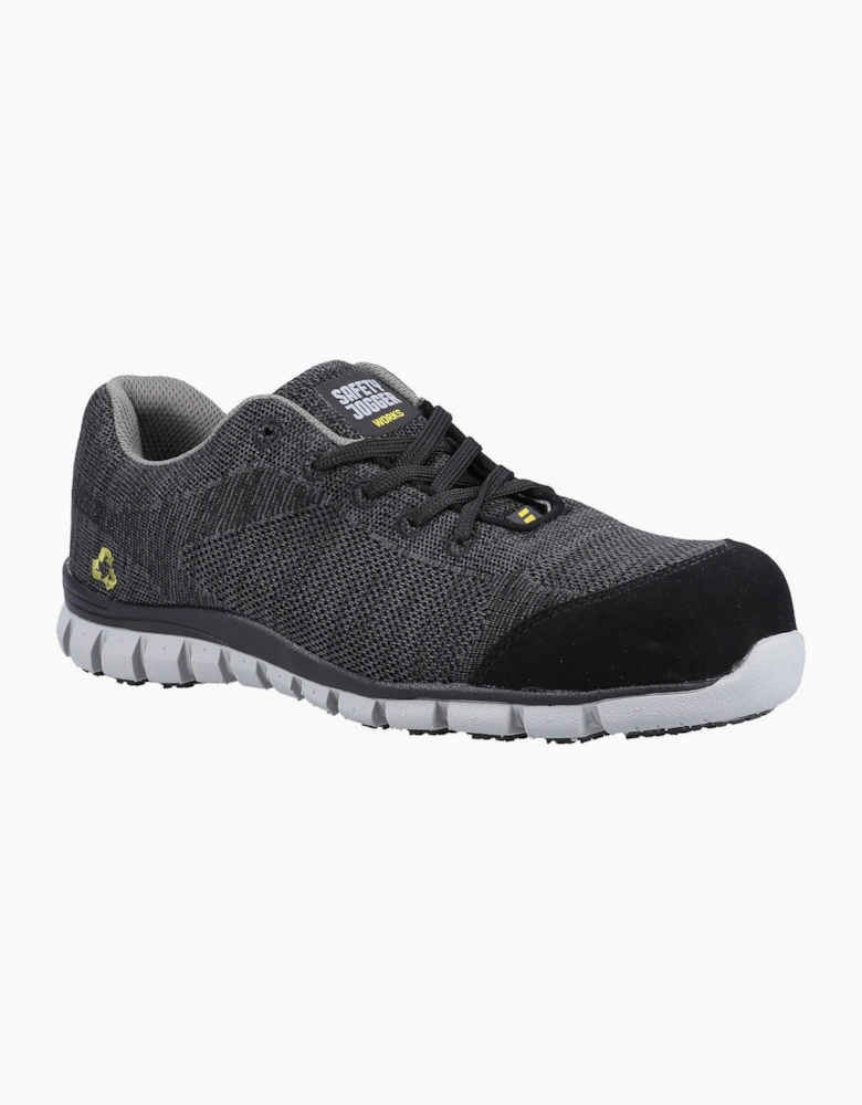 Safety Jogger Morris S1P Mens Safety Trainers Black