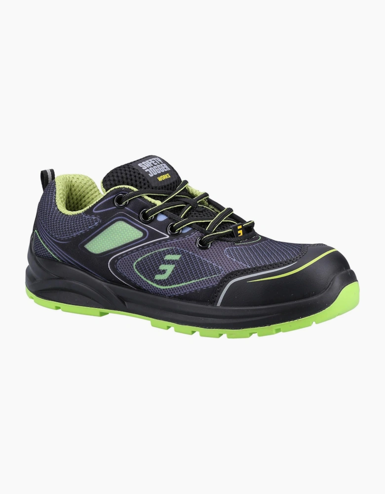 Safety Jogger Cador S1P Mens Safety Trainers Green / Black