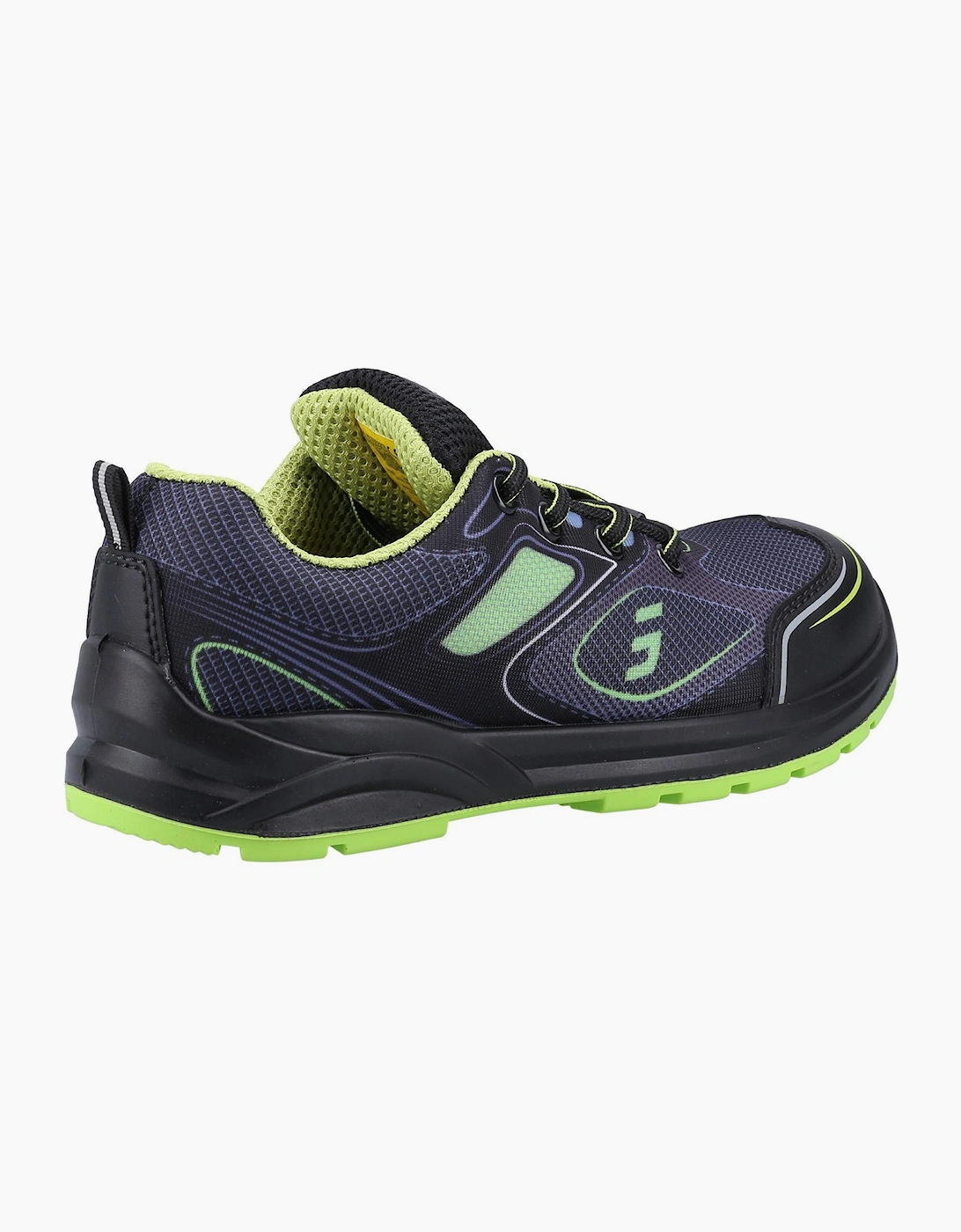 Safety Jogger Cador S1P Mens Safety Trainers Green / Black
