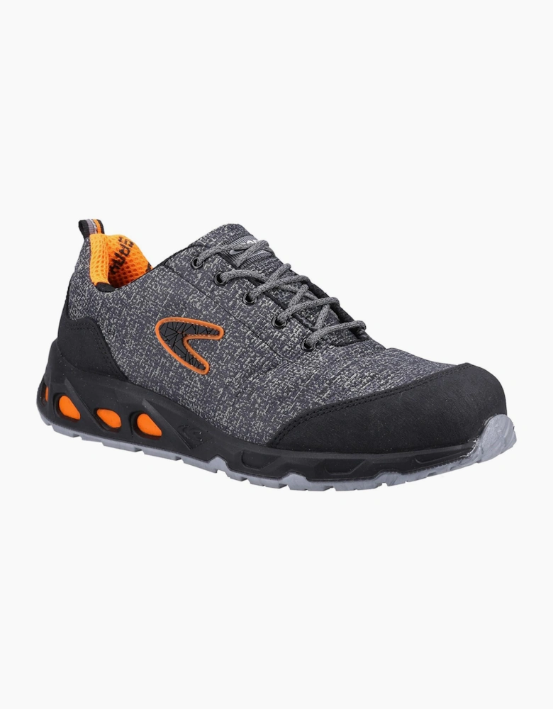 Cofra Reconverted S1P SRC Safety Trainer Unisex Grey/Orange