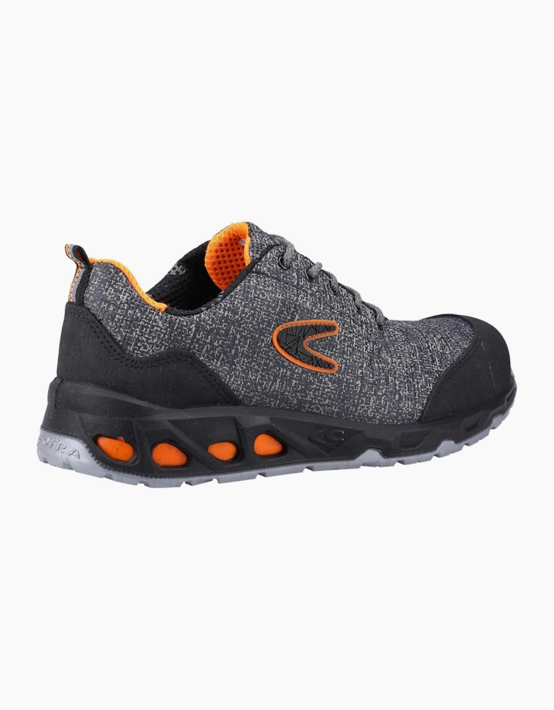 Cofra Reconverted S1P SRC Safety Trainer Unisex Grey/Orange