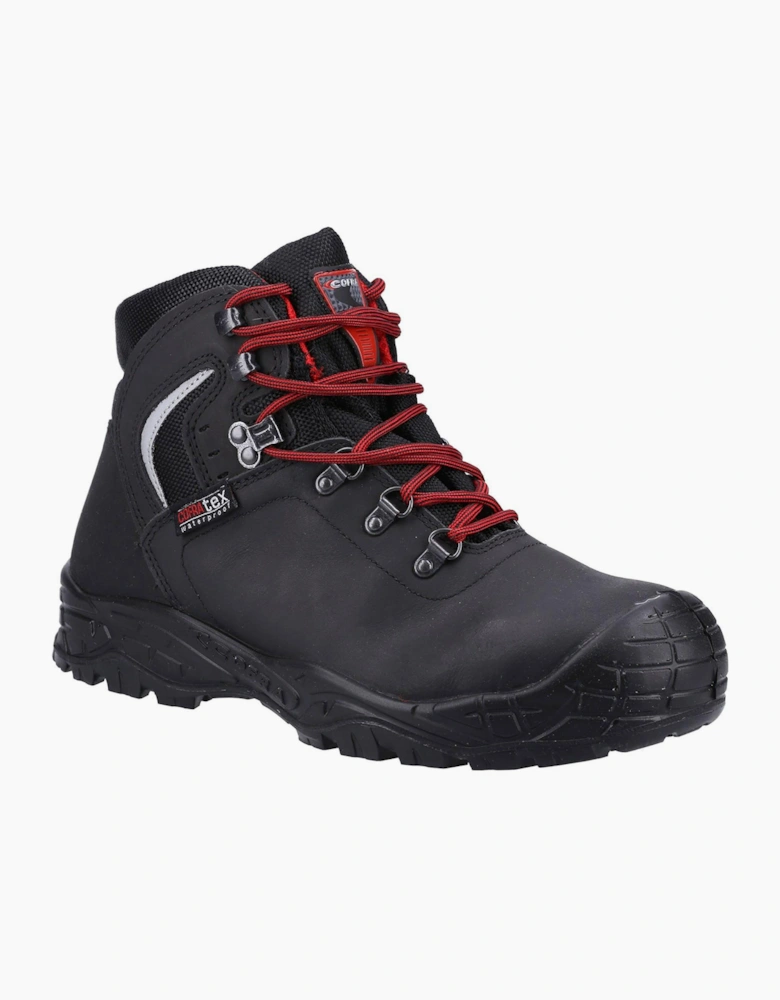 Cofra Summit UK S3 Waterproof Safety Boots Unisex Black/Red