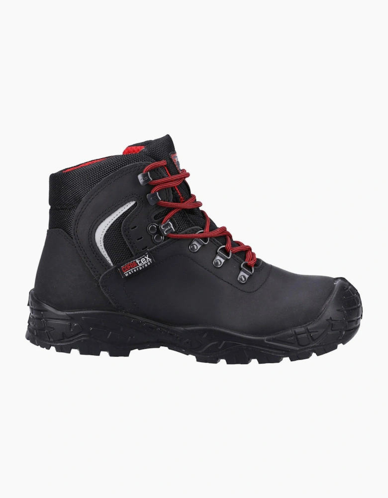 Cofra Summit UK S3 Waterproof Safety Boots Unisex Black/Red