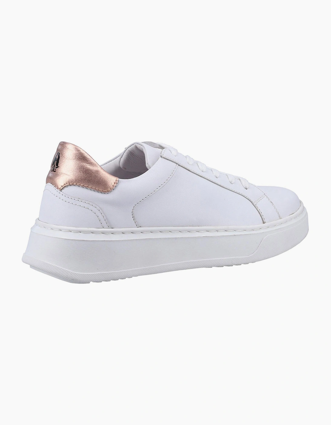 Hush Puppies Camille Leather Womens Shoes White