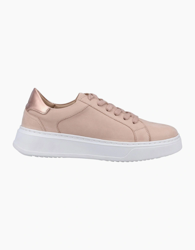 Hush Puppies Camille Leather Womens Shoes Blush