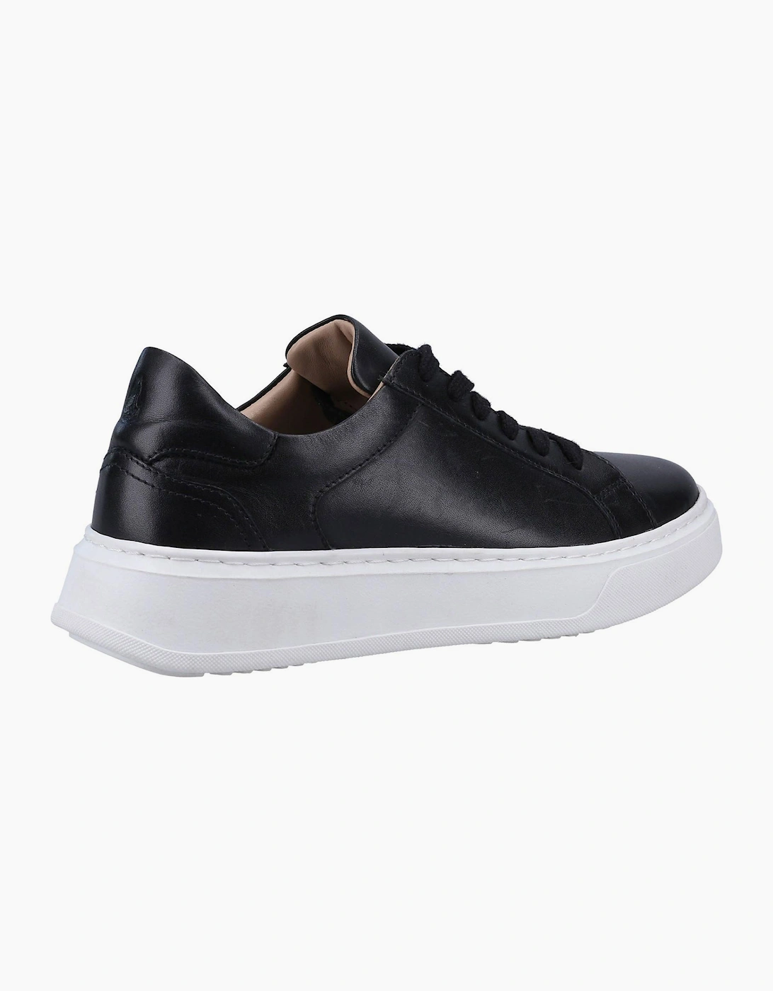 Hush Puppies Camille Leather Womens Shoes Black