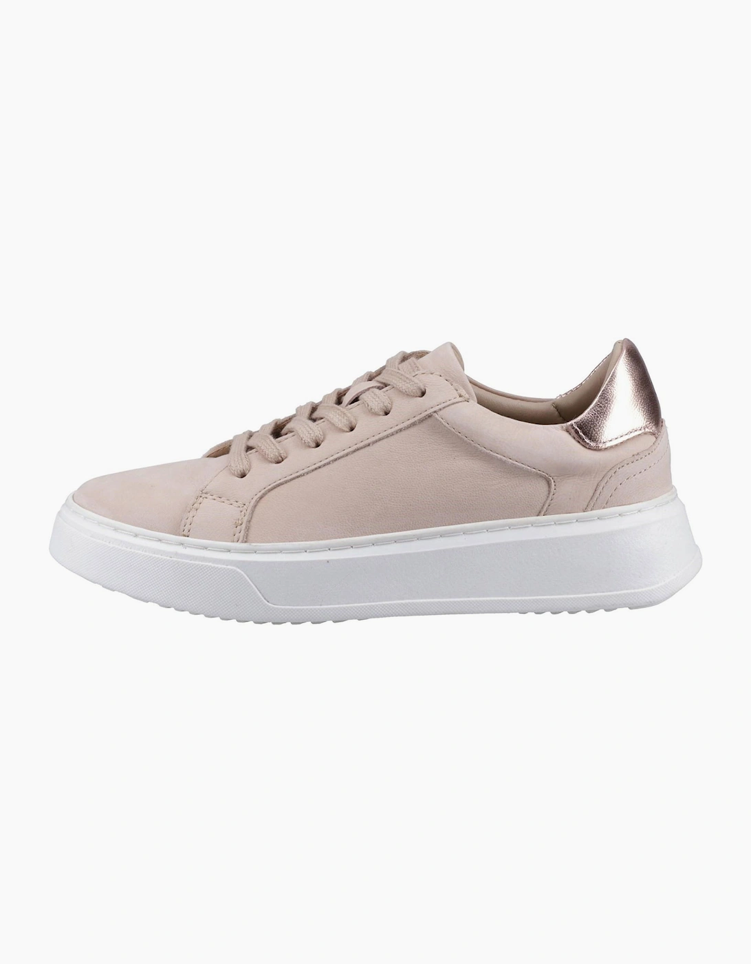 Hush Puppies Camille Leather Womens Shoes Blush