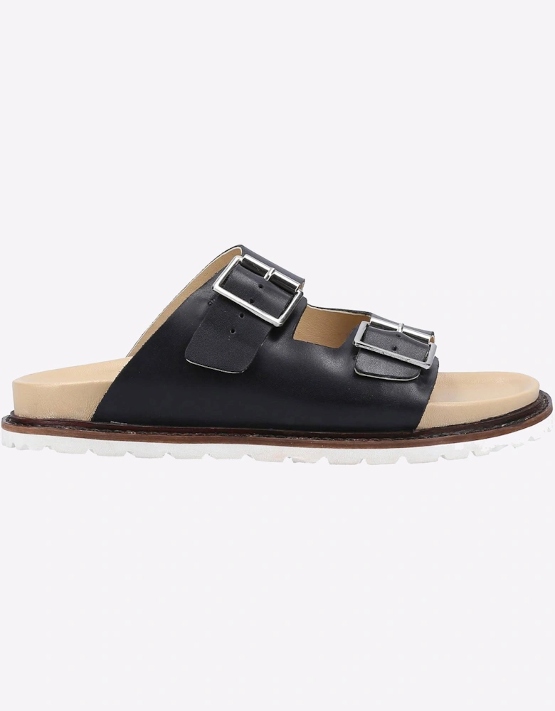 Hush Puppies Blakely Leather Womens Sandals Black
