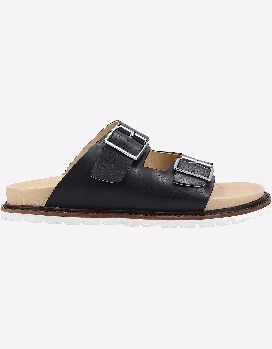Hush Puppies Blakely Leather Womens Sandals Black