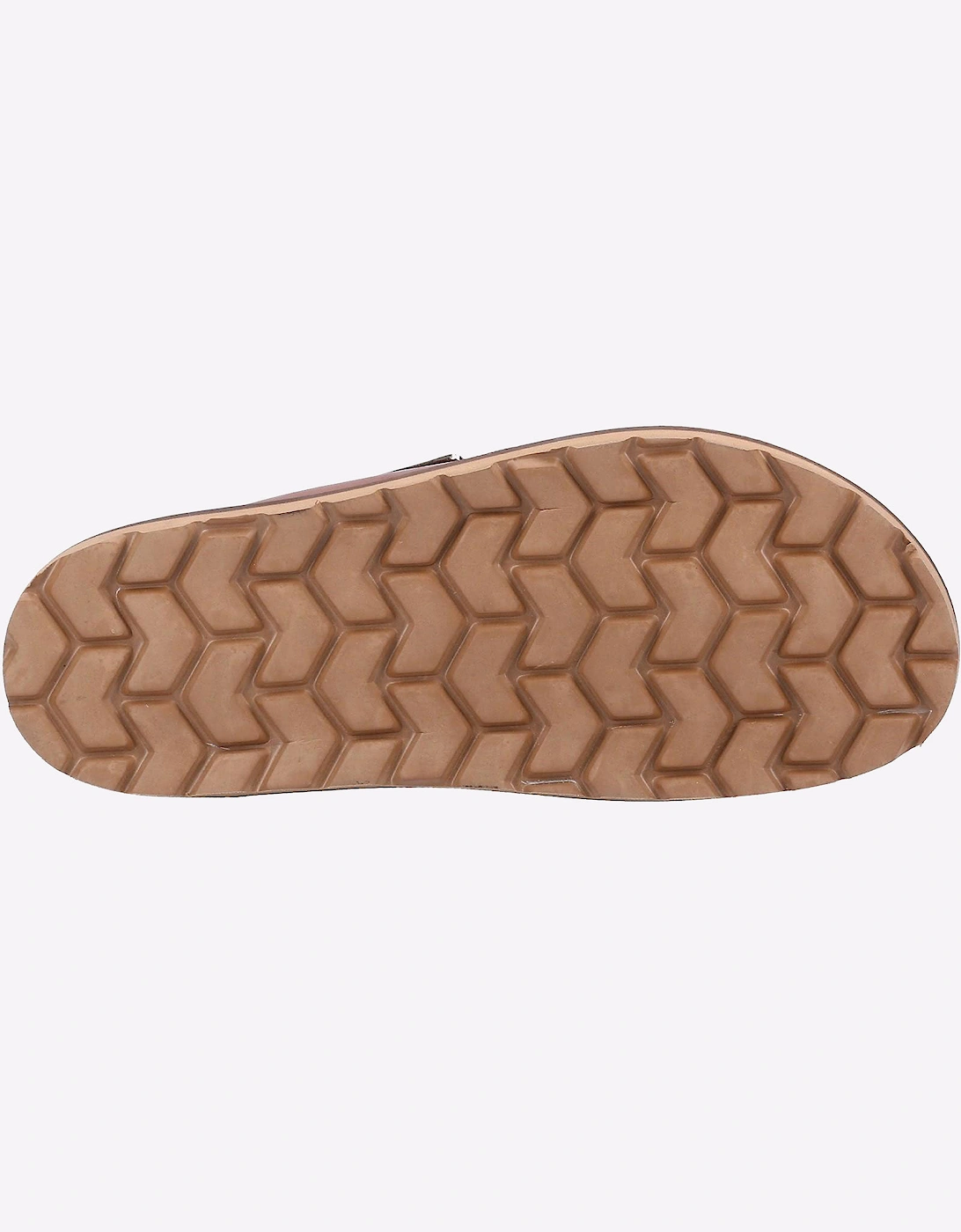 Hush Puppies Blakely Leather Womens Sandals Tan