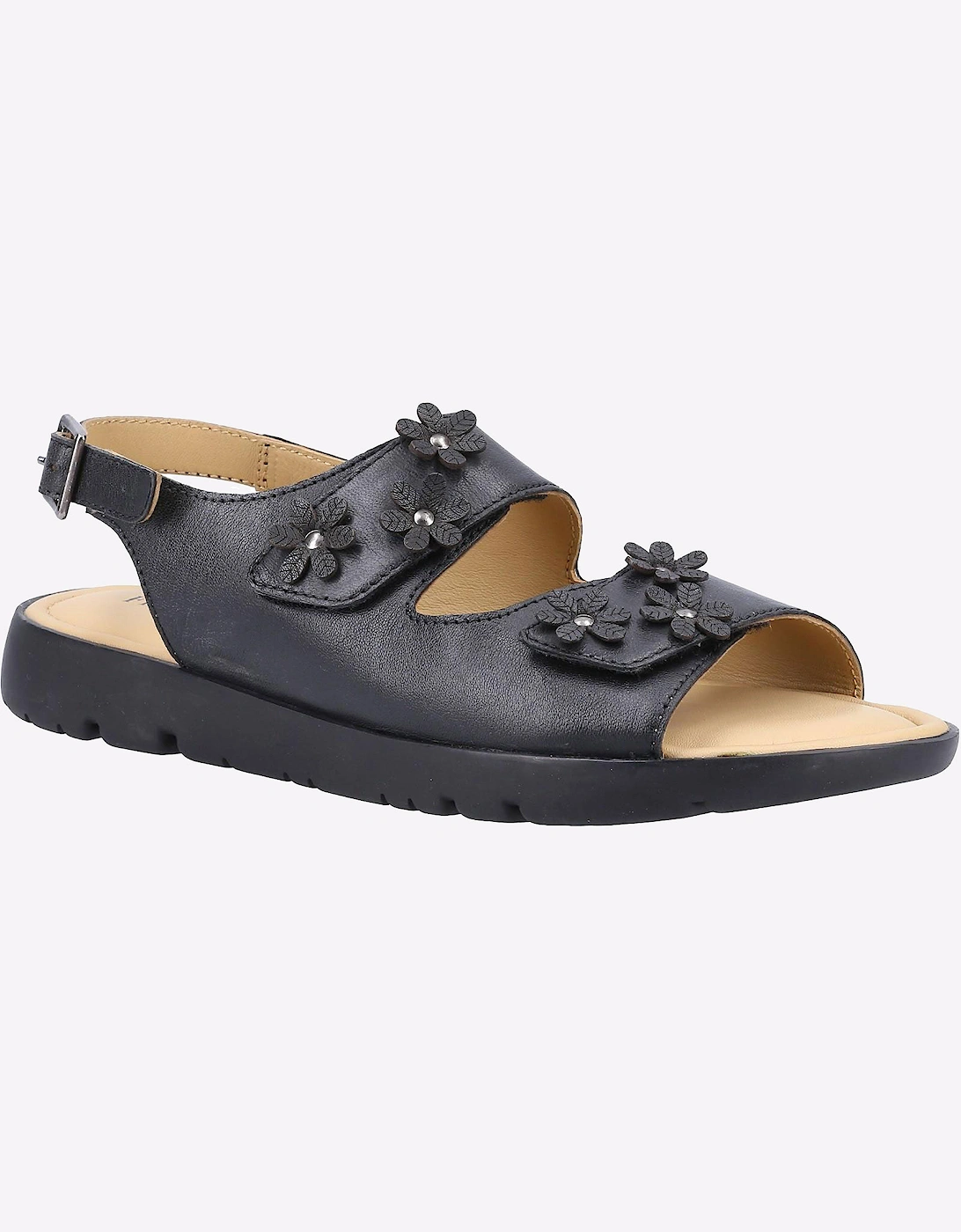 Fleet & Foster Kara Memory Foam Womens Sandals Black