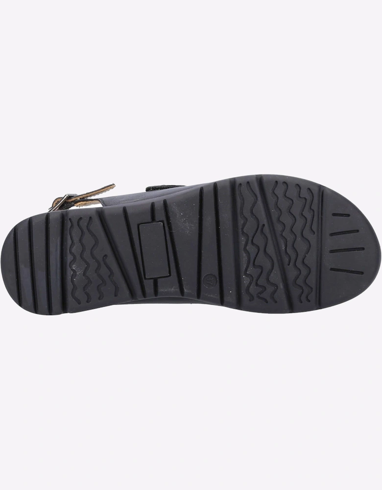 Fleet & Foster Kara Memory Foam Womens Sandals Black