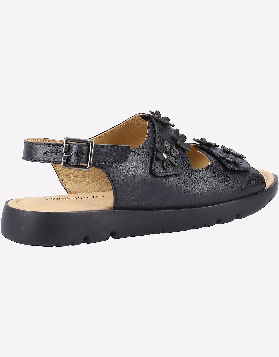 Fleet & Foster Kara Memory Foam Womens Sandals Black