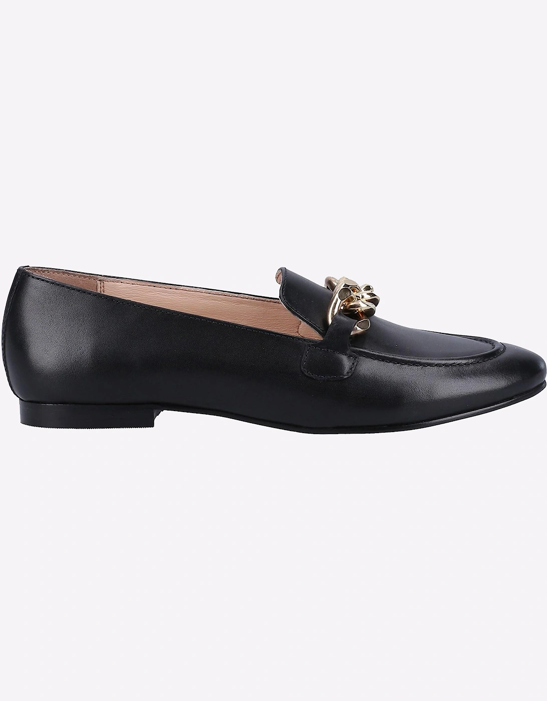Hush Puppies Harper Chain Womens Loafer Shoes Black
