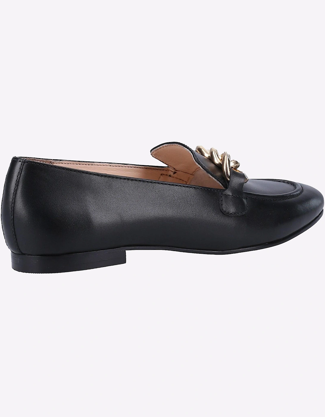 Hush Puppies Harper Chain Womens Loafer Shoes Black