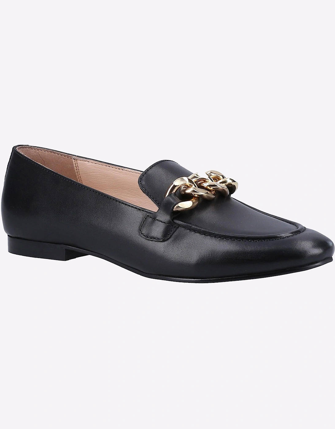 Hush Puppies Harper Chain Womens Loafer Shoes Black