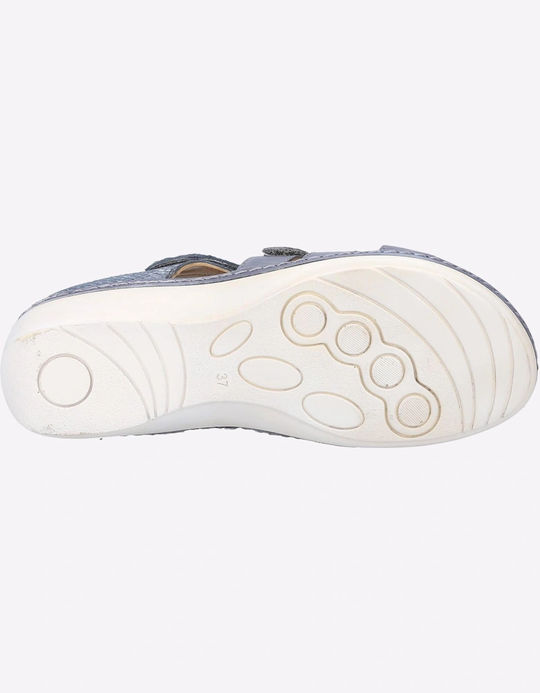 Fleet & Foster Julie Memory Foam Sandals Womens Navy