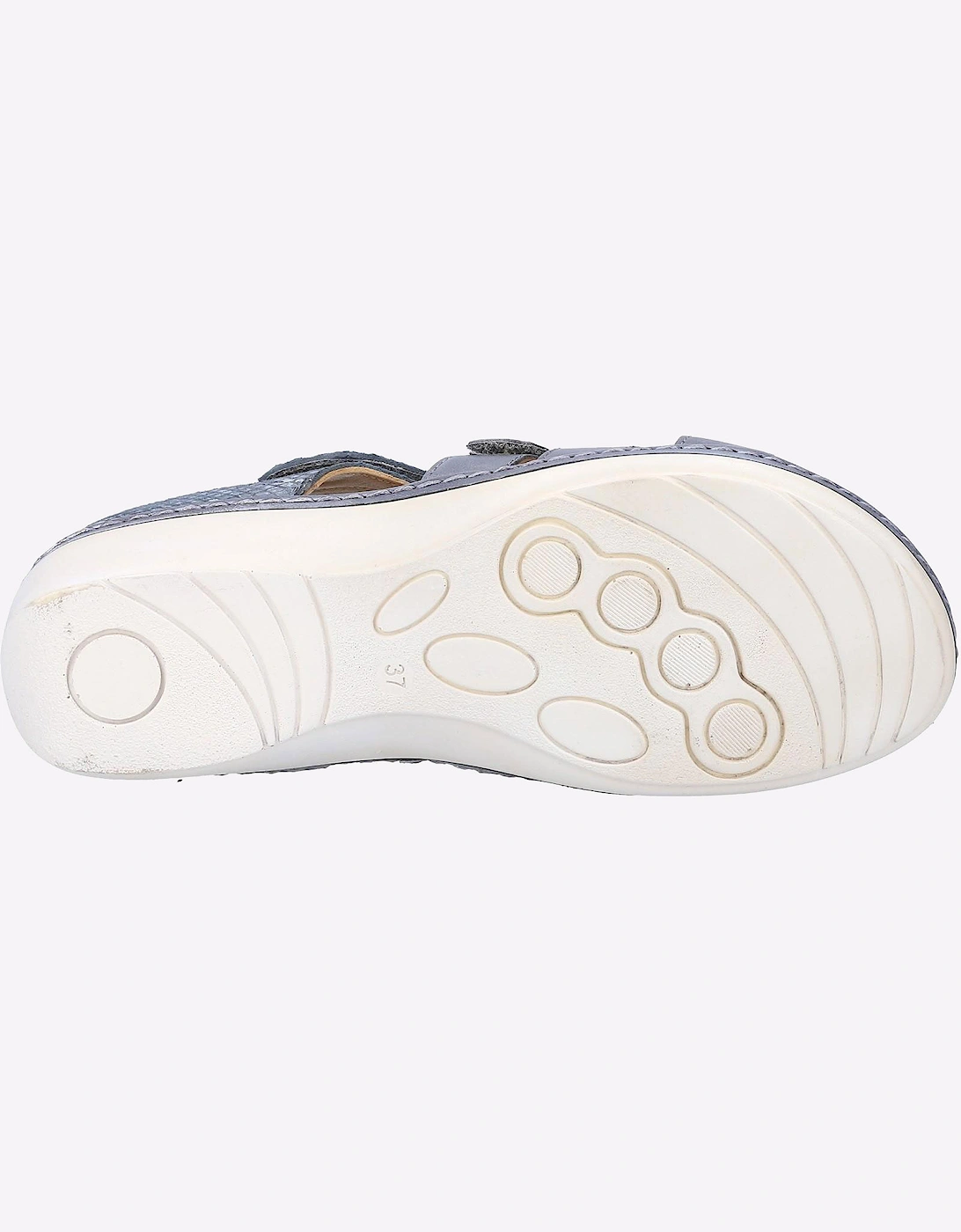 Fleet & Foster Julie Memory Foam Sandals Womens Navy