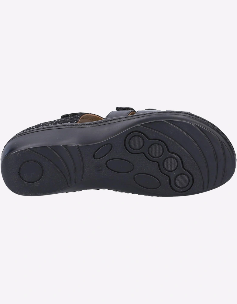 Fleet & Foster Julie Memory Foam Sandal Womens Black