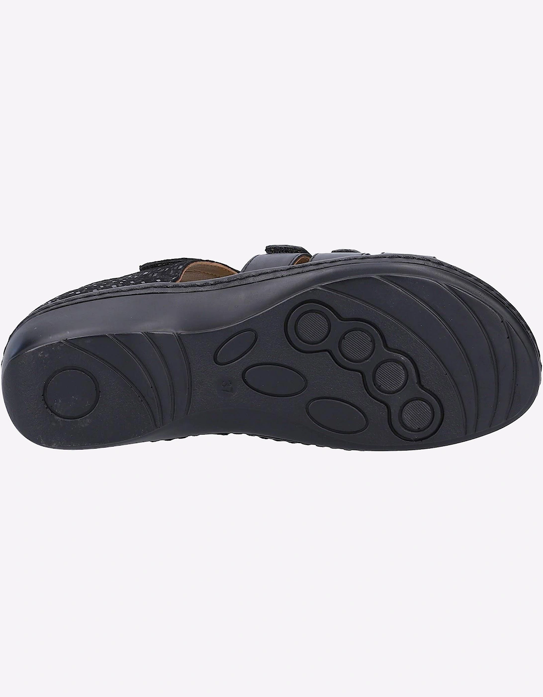 Fleet & Foster Julie Memory Foam Sandal Womens Black