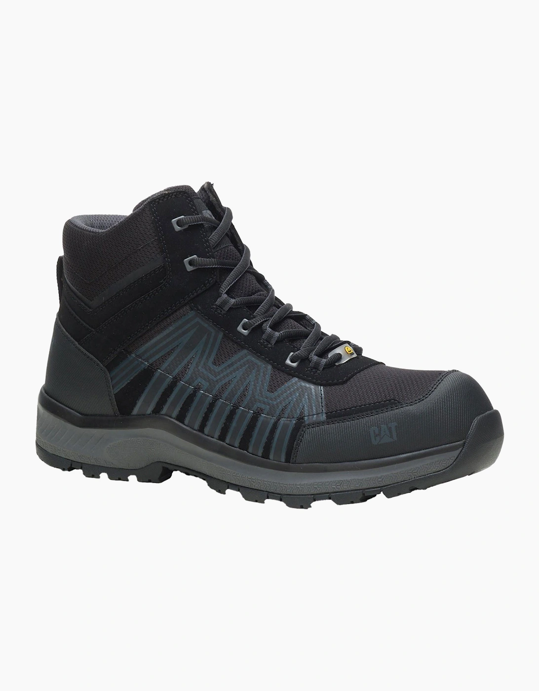 Caterpillar Safety Caterpillar Charge Mens Safety Hiking Boots Black