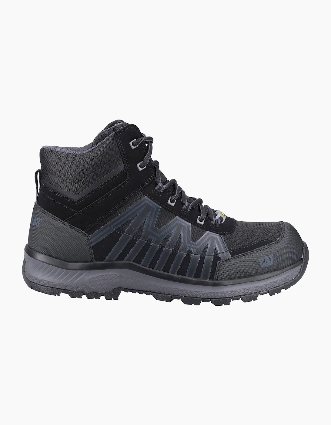 Caterpillar Safety Caterpillar Charge Mens Safety Hiking Boots Black