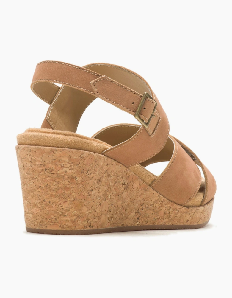Hush Puppies Willow X Band Womens Sandals Tan