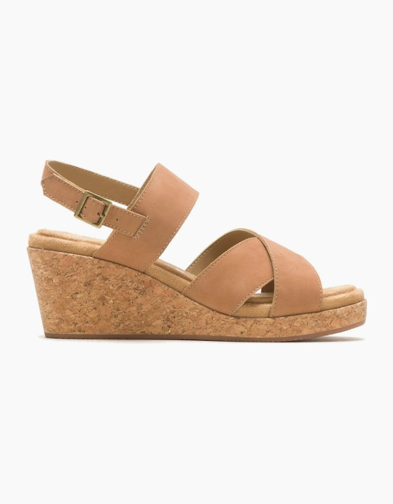 Hush Puppies Willow X Band Womens Sandals Tan