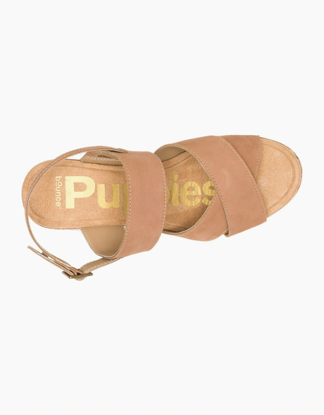 Hush Puppies Willow X Band Womens Sandals Tan