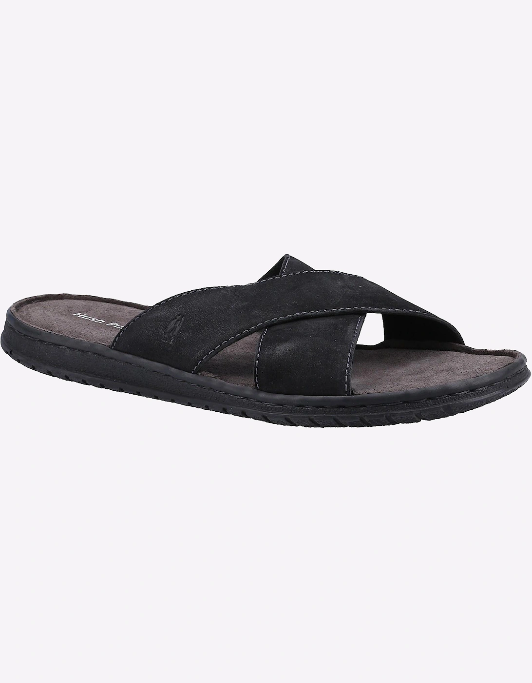 Hush Puppies Nile Memory Foam Mens Sandals Black