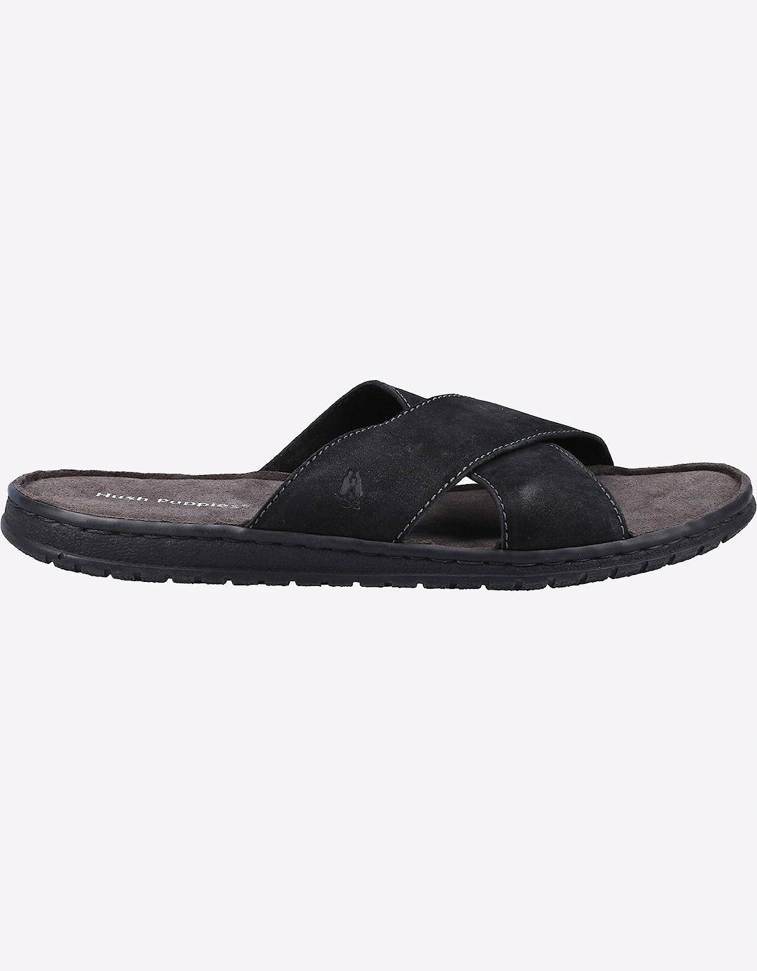 Hush Puppies Nile Memory Foam Mens Sandals Black