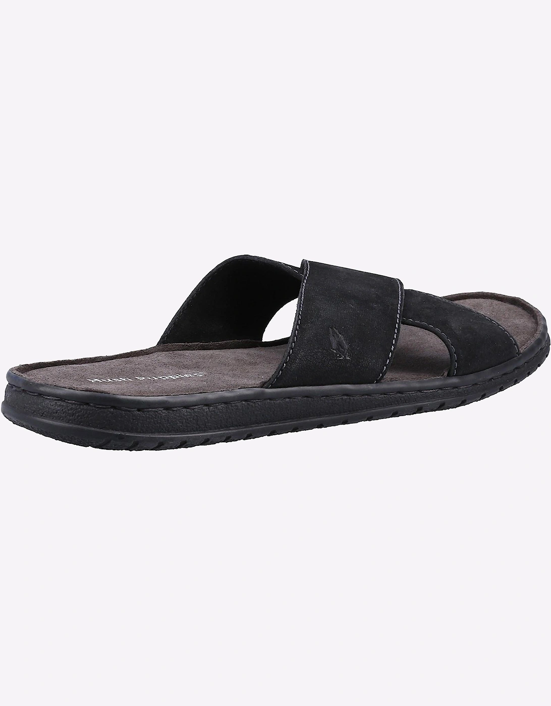 Hush Puppies Nile Memory Foam Mens Sandals Black