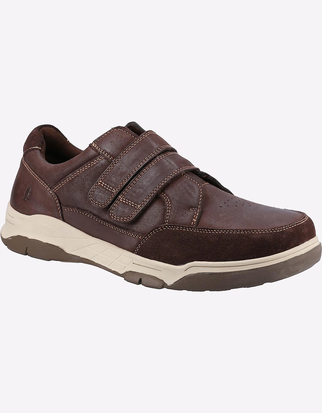 Hush Puppies Fabian Memory Foam Mens Shoes Brown