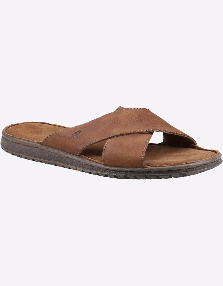 Hush Puppies Nile Memory Foam Mens Sandals Brown