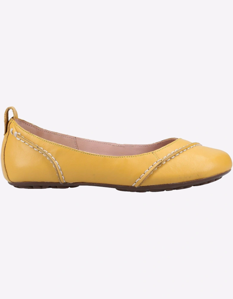 Hush Puppies Janessa Womens Ballerina Pumps Yellow
